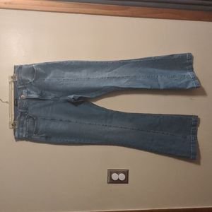 Woman's express high waisted flare jean size 10